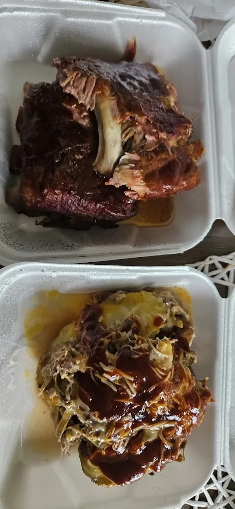 1 2 Rack Ribs with Loaded Baked Potato